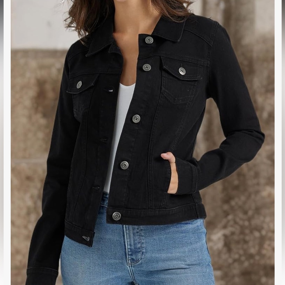 Wrangler Black Denim Jacket